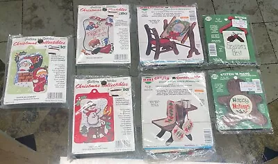 7 VINTAGE NMI And Bucilla New Christmas KITS Counted Cross Stitch Needle Magic • $40