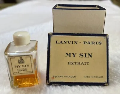 Vintage Lanvin -Paris MY SIN Extract 1950’s • $32