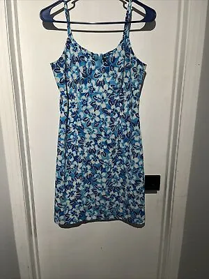 My Michelle Dress Blue Above Knee Spring Cute 7/8 C139 • $9.95