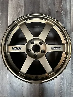 18  Volk Rays Te 37 Satin Bronze 18x8.5 5x114 Et:30mm Replacement Wheel Open Box • $650