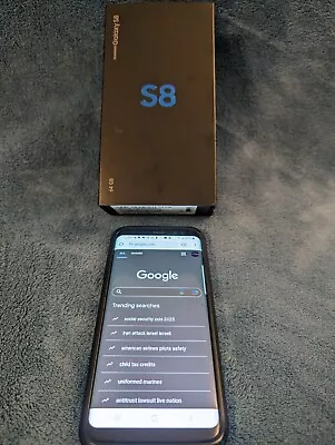 Samsung Galaxy S8 - 64GB - G95OU1 UNLOCKED - AT&T Verizon Mint - GREAT !! • $82.77