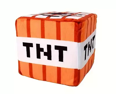 MINECRAFT TNT PLUSH PILLOW - Plush Stuffed - Kids Birthday Present • $14