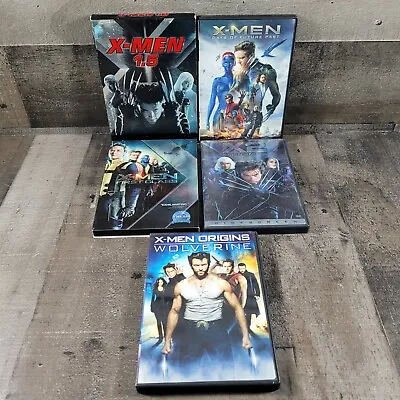 $12.95 • Buy X-Men DVD Lot Of 5 - Wolverine, First Class, X2, Days Of Future Past, 1.5