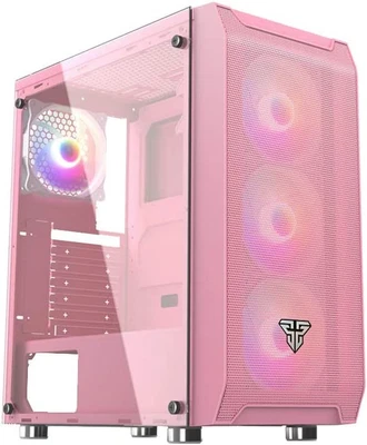 $123.28 • Buy Fantech PC Gaming Computer Desktop Case Tempered Glass Side Panel ATX Tower With