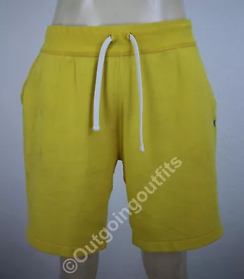 Polo Ralph Lauren Men's Yellow Drawstring Sweat Shorts Size L • $5.99