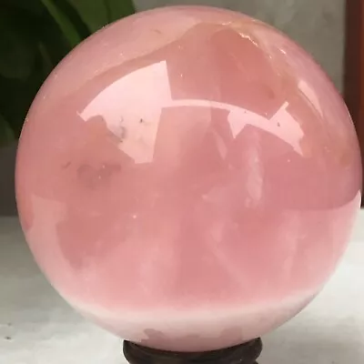 1.42LB Natural Pink Quartz Rose Quartz Ball Crystal Sphere Meditation Healing • $20.50