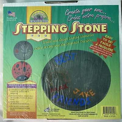 Garden Craft Kit Stepping Stone - Craft Kit  Ready To Mix Cement Create Memories • $31.99