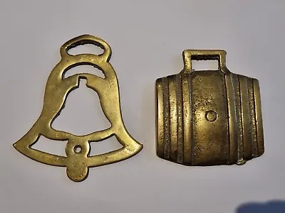 Vintage Horse Brass Bell & Barrel Designs Saddle Decorations Rare & Collectable • £12.99