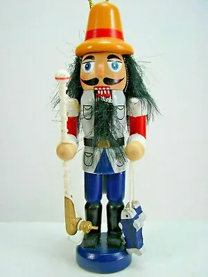 Vintage German Fisherman Nutcracker Ornament - Outstanding Complex-Sit Or Stand • $29.87