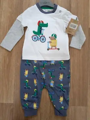 Lily & Jack - Baby Boy 2 Piece Set Top With Soft Trousers Dinosaurs New • £9.99
