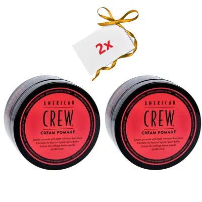 £19.99 • Buy American Crew Cream Pomade With Light/medium Hold And Low Shine 85g