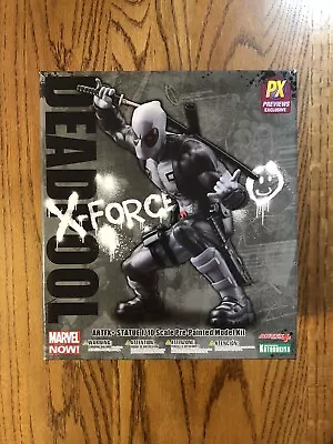 Deadpool Marvel Now Kotobukiya ArtFX+ Statue X-Force Version Previews Exclusive • $80