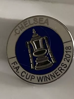 Chelsea Football Badge Fa Cup Winners 2018 • £2