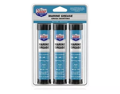 Lucas Oil 10682 Marine Grease 3 Pack Of 3 Oz Tubes • $17.68