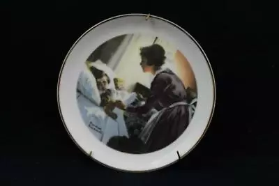 Norman Rockwell Mother's Love Collector Plate Bedtime Tuck Children In Bed 6.5  • $6.99