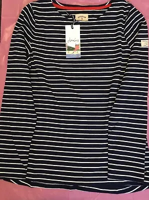 Joules Harbour Long Sleeve Jersey Top - Size 10 BNWT Rrp £29.95… • £18.99