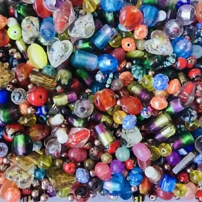 £4.90 • Buy Large Pack 150g Glass Bead Mixes - Various Colour Mixes Avail Buy 4 Get 1 Free