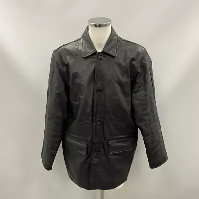 Peruzzo Jacket Size XL Black Leather Casual RMF53 BL  • $10.09