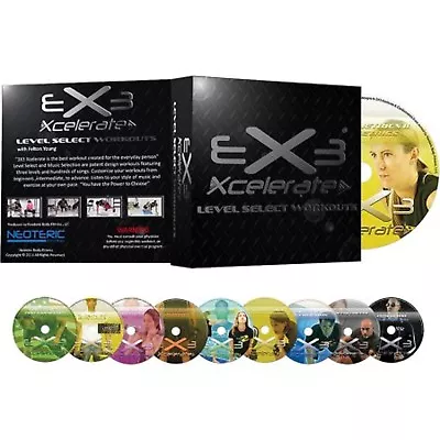 Neoteric Home Body Fitness 9 DVD Set 3X3 Xcelerate Level Workout Music Videos • $20.69