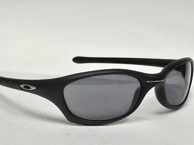 Oakley Five Black Polarized Vintage Thin Early Sport Wrap Sunglasses Made In USA • $19.50