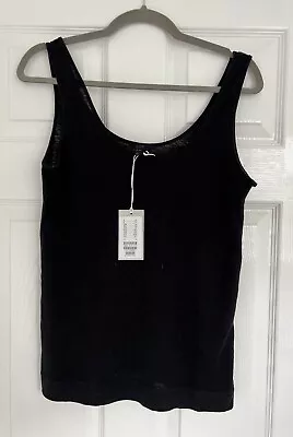 COS Black Linen Vest Top BNWT UK M  • £7