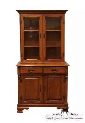 TELL CITY Solid Hard Rock Maple Colonial Early American 36  Buffet W. China C... • $681.99