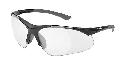 RX-500C 1.5 Diopter Full Lens Magnifier Safety Glasses Black Frame /Clear New • $12.98