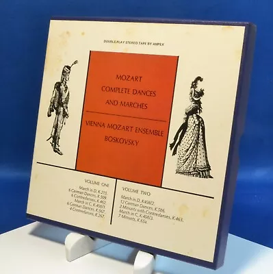 ✅ DOUBLE PLAY TAPE!  MOZART DANCES Reel To Reel 7 1/2ips 7.5ips 1964 • $59.99