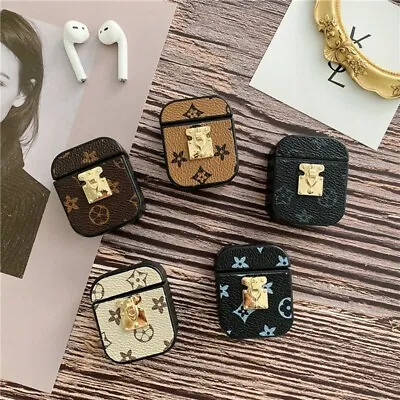 $14.99 • Buy For Airpods 3rd Generation Pro 2/1 Retro Leather Shockproof Airpods Case Cover