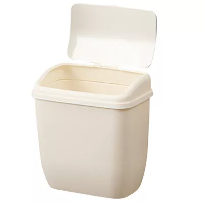 Wall Hanging Trash Can For Bathroom Kitchen Compost Bin Under Sink With Lid-DH • £15.25