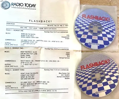 2/24/97 Rare Early 2 Hr Multi Colored Cd Flashback: 15 Min Who Set Lou Reedelo • $26.99