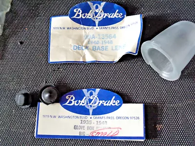 Ford Parts-1935-48-1940/48 Vtg. Bob Drake-glove Box Bummer&deck Base Len-estate • $15