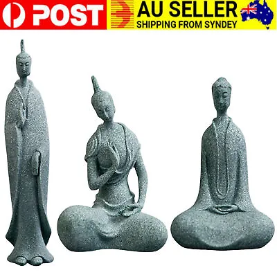 Vintage Meditating Buddha Statue Sculpture Table Art Home Room Decoration Gift • $14.24