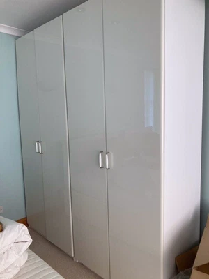£16 • Buy Ikea Pax Wardrobe White 200cm