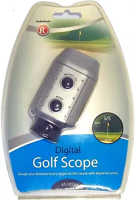 NEW SEALED RADIOSHACK DIGITAL 7x GOLF SCOPE RANGE FINDER WITH POUCH & STRAP • $21.99