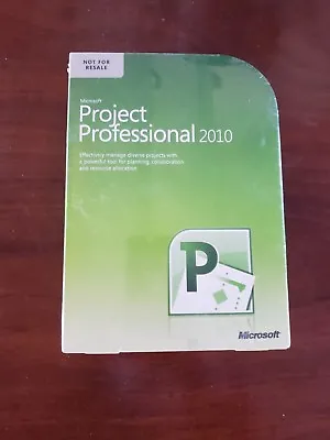 Microsoft Project Professional 2010  NFR DVD New - Sealed Box • $269