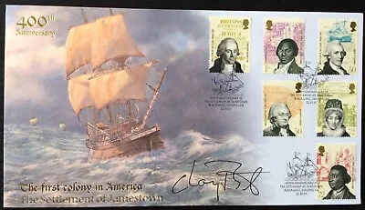 Rower & Yachtsman CHAY BLYTH Signed 22.3.2007 Abolition Of Slave Trade FDC • £32
