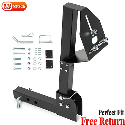 Truck Trailer Hitch Spare Mount Spare Tire  Fits All 2  Receiver Heavy Duty New • $68