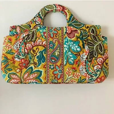 NWOT Vera Bradley Abby Satchel In Provencal (Retired: Fall 2012) Yellow Paisley • $31