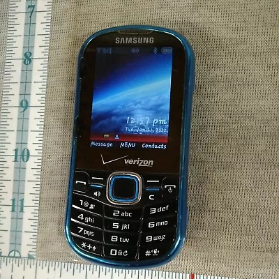 Samsung Intensity II 2  Blue Phone Verizon CDMA SCH-U460 • $24.99