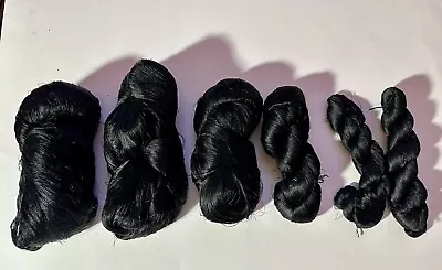 10.2oz SILK Skeins Gorgeous Black Yarn Thread • $14.99