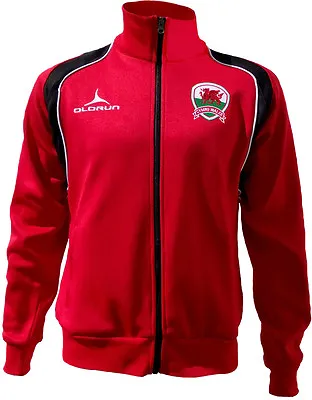 Olorun Wales Football Supporters Retro Jacket Red/Black Size S-3XL • £12