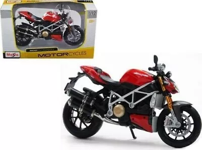 Ducati Mod Streetfighter S Red 1/12 Diecast Motorcycle Model By Maisto • $24.99
