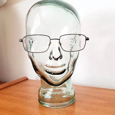 Van Heusen Jude GunMetal Eyeglasses Silver Frames Mens 55-19-145 • $27