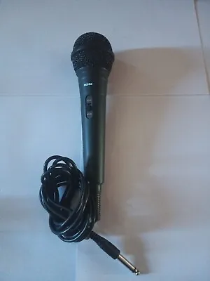 Works - ION Wired Black Microphone Had Held Party Speaker Amp • $15.99