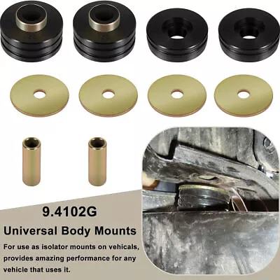 9.4102G Body Cab Mount Bushing Cushion Universal Kit For Car Rod Frame Truck • $36.88