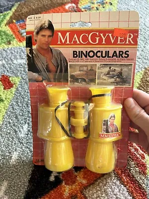 Vintage Macgyver Binoculars Movie 1986 80s Rare Carded New Toy • $195.05