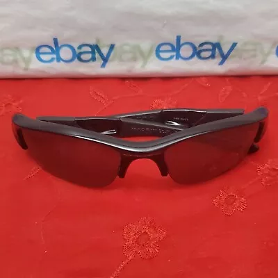 Oakley 12-903 Flak Jacket 63¤14 133 Sunglasses Polished Black Iridium Polarized • $71