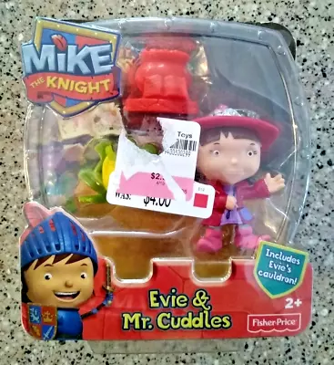 Fisher Price Mike The Knight Evie And Mr Cuddles Action Figure NEW • $8.50