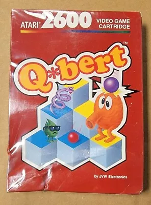 Q*Bert Atari 2600 New Factory SEALED In Red Box 1988 Qbert Authentic OEM • $44.99